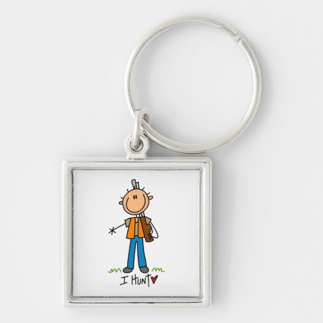 Porte-clés Chasseur de Stick Figure (Devant)