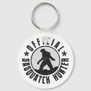 Porte-clés Chasseur officiel de Sasquatch - Bigfoot dans la