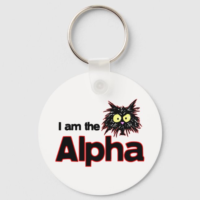 Porte-clés Chat Alpha (Recto)