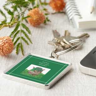 Porte-clés Chat amusant à la Saint-Patrick