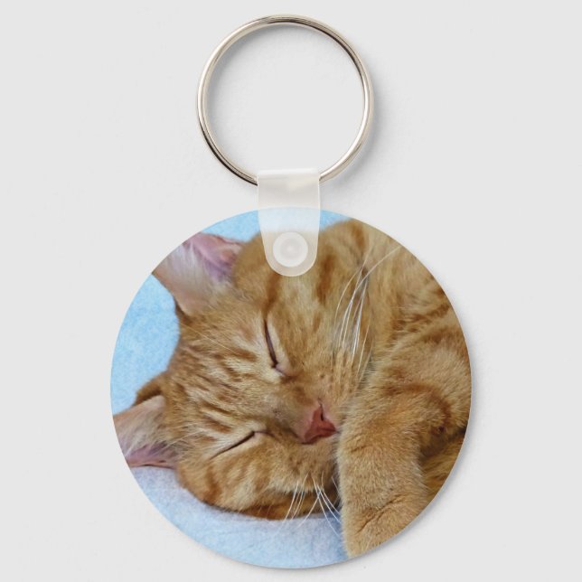 Porte-clés Chat couché (Recto)