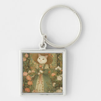 Porte-clés Chat - Dame de chat victorienne Rosewood