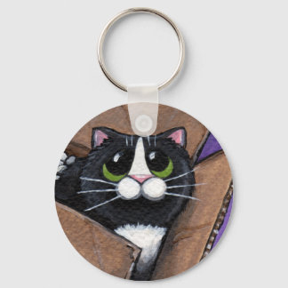 Porte-clés Chat dans un Porte - clé