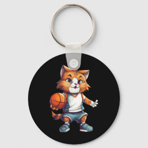 Porte-clés Chat de basket
