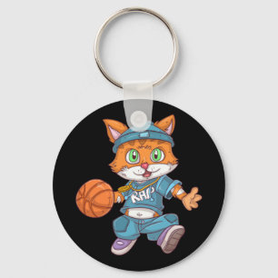 Porte-clés Chat de basket