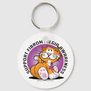 Porte-clés Chat de fibromyalgie
