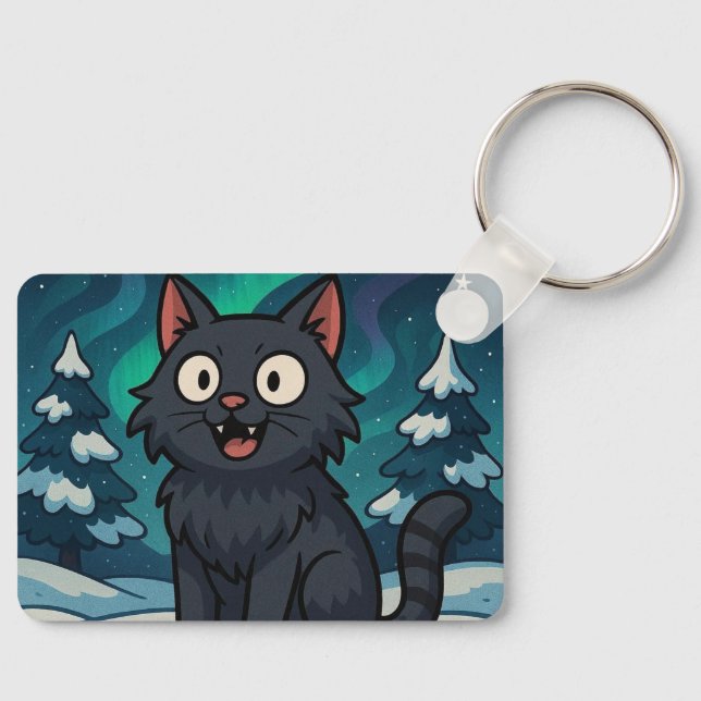 Porte-clés Chat de Noël islandais Yule (Recto)
