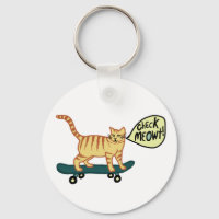 Chat de planche à roulettes MEOWT