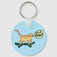 Chat de planche à roulettes MEOWT
