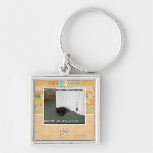 Porte-clés Chat de sous-sol, légèrement désorienté