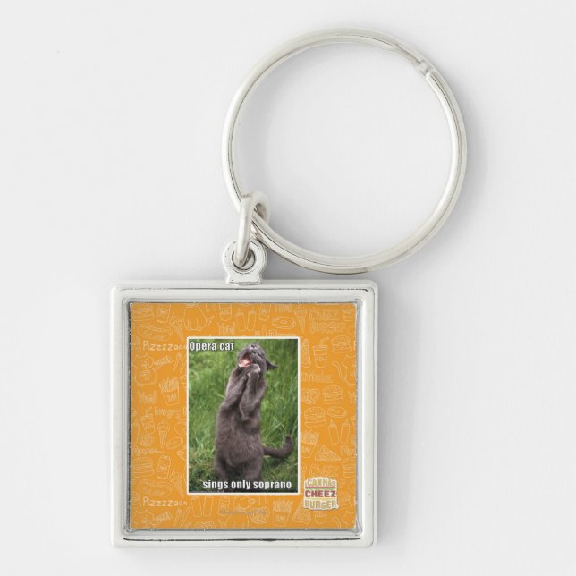 Porte-clés Chat d'opéra (Devant)