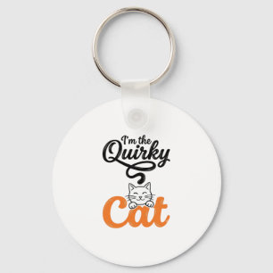 Porte-clés Chat Drôle Gravure Vintage Design Amateur De Chats