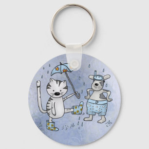 Porte-clés Chat et chien