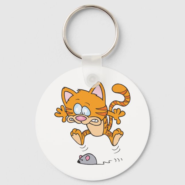 Porte-clés chat et souris (Recto)