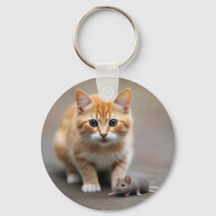 Porte-clés Chat et Souris