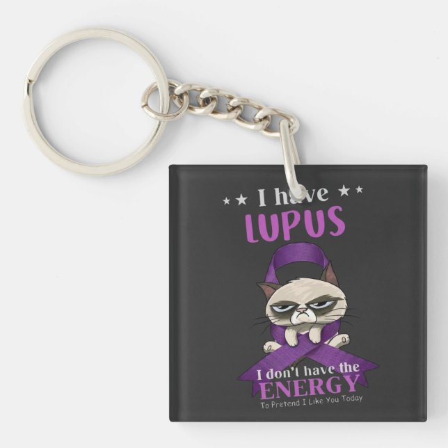 Porte-clés Chat Grincheux Guerrier Lupus |  Lupus  (Devant)