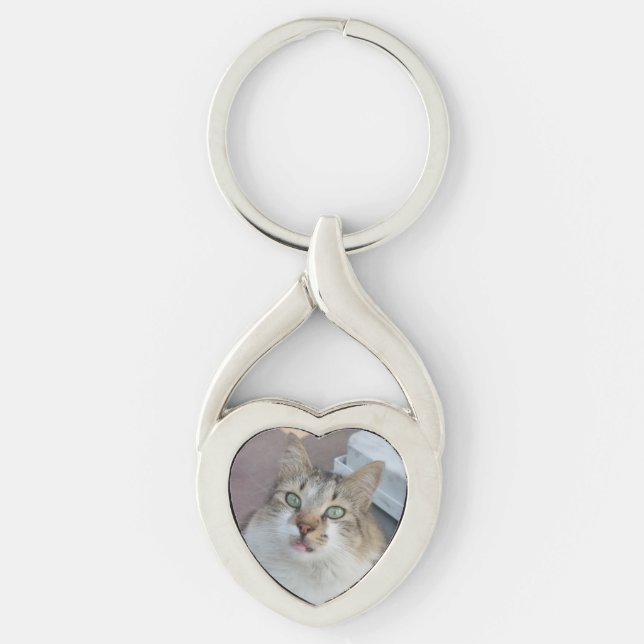 Porte-clés Chat Heart Keychain (Devant)