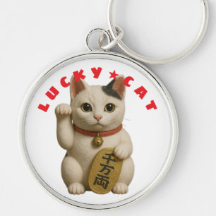 Porte-clés Chat japonais Lucky Charm