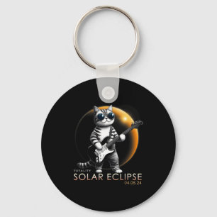 Porte-clés Chat Jouant de la Guitare Éclipse Totale