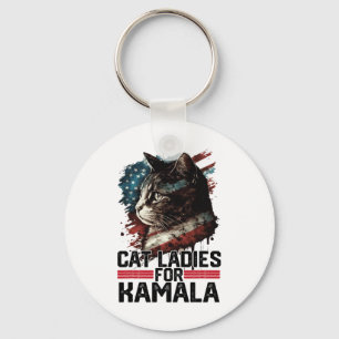 Porte-clés Chat Ladies Pour Kamala Harris Funny Chat 2
