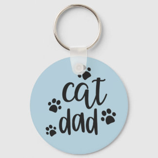 Porte-clés Chat mignon Papa mot art Trucker