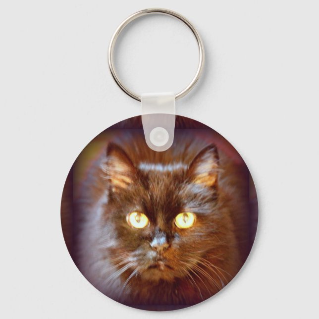 Porte-clés chat noir (Recto)