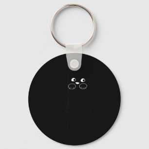 Porte-clés Chat noir drôle Kit-Tea Graphique