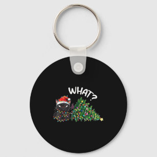 Porte-clés Chat noir drôle Quel_ Arbre de Noël Amoureux de ch