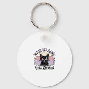 Porte-clés Chat Noir Magie Chat Noir Chat Noir Vintage Vector