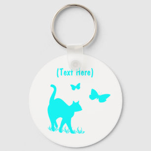 Porte-clés chat personnalisé