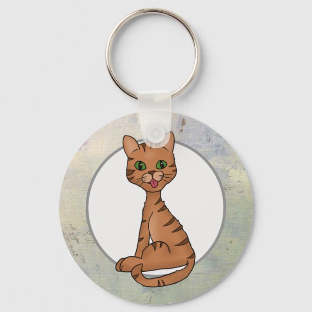 Porte-clés Chat sauvage (Recto)
