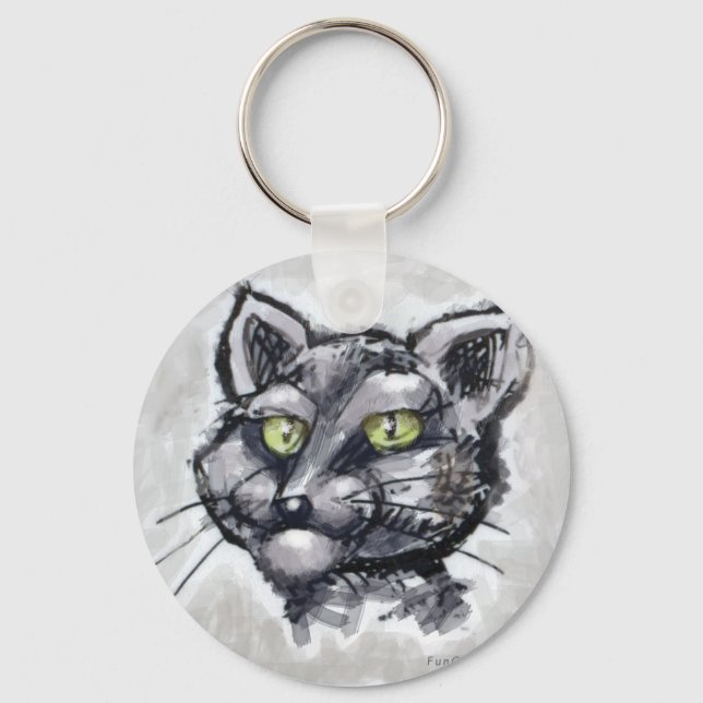 Porte-clés Chat Shorthair (Recto)