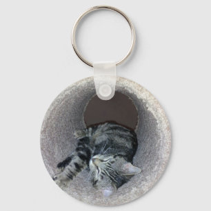 Porte-clés Chat Sleepy Kitty par Shirley Taylor