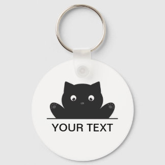 PORTE-CLÉS CHAT SURPRIS