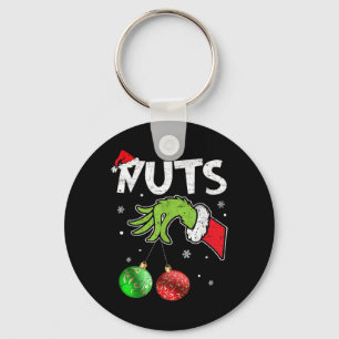 Porte-clés Châtaignes Famille de Noël Couples correspondants