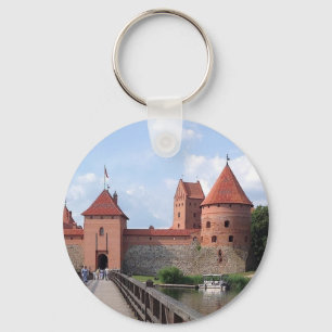 Porte-clés Château de l'île de Trakai - LITUANIE —