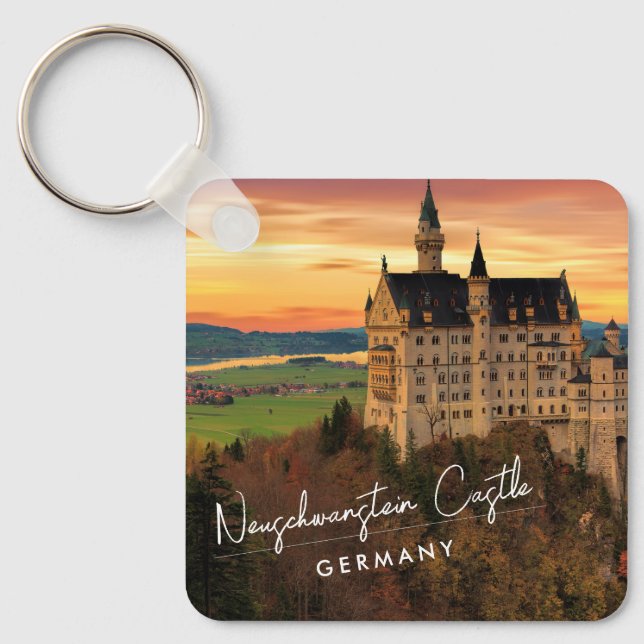 Porte-clés Château de Neuschwanstein Allemagne (Recto)