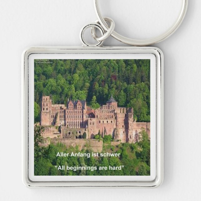 Porte-clés Château de Neuschwanstein Francfort & Citation all (Devant)