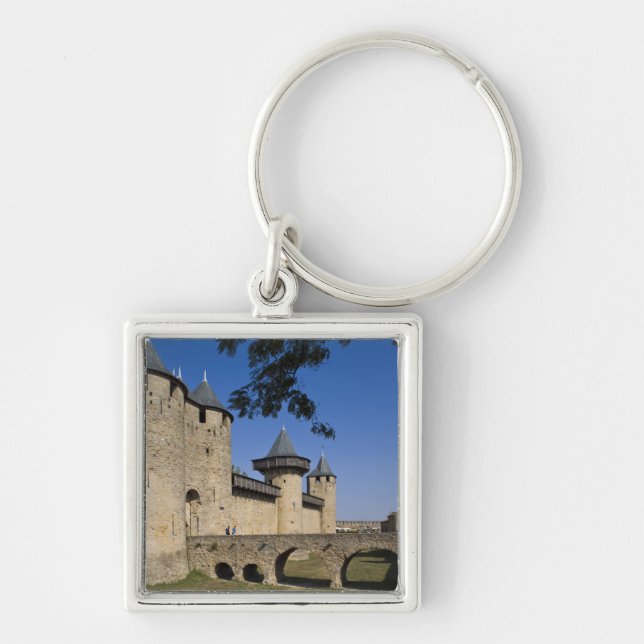 Porte-clés Château des Comtes, Carcassonne, Aude, Languedoc, (Devant)