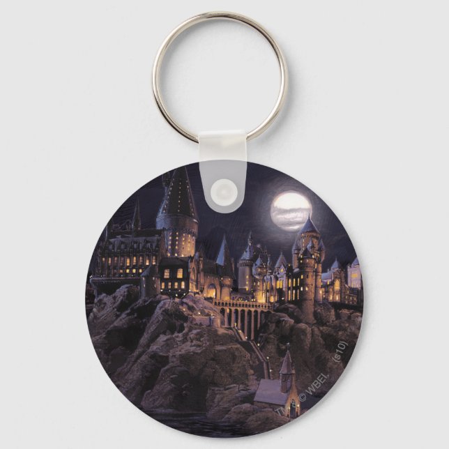 Porte-clés Château Harry Potter | Grand Lac à Poudlard (Recto)
