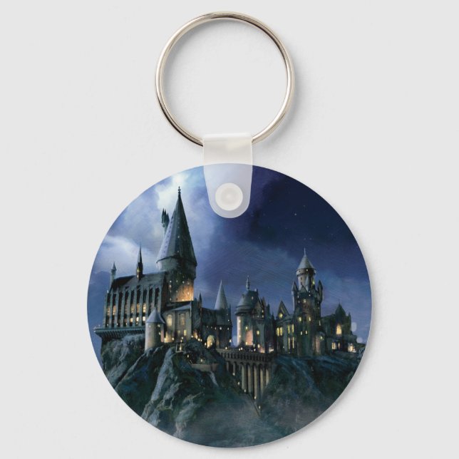 Porte-clés Château Harry Potter | Hogwares à lune (Recto)