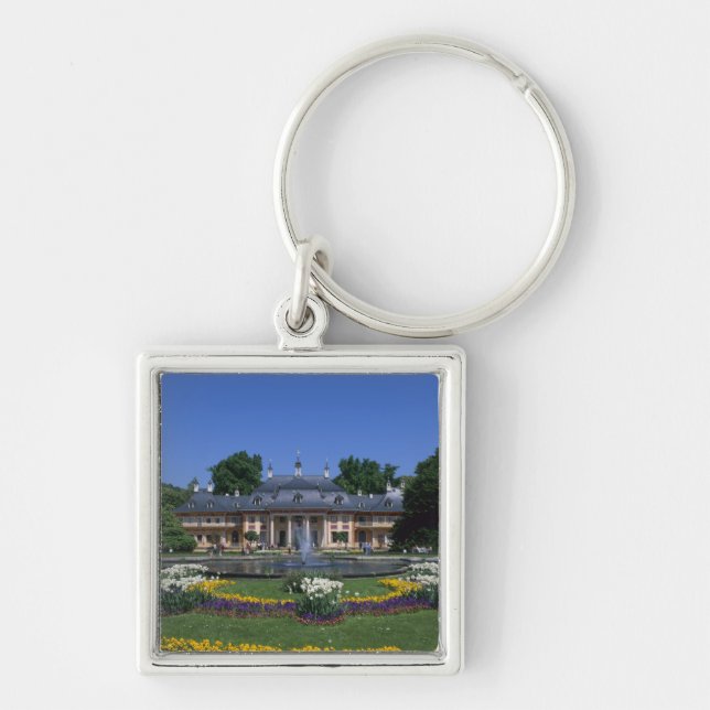 Porte-clés Château Pillnitz, Dresde, Saxe, Allemagne (Devant)
