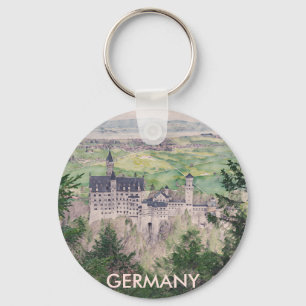 Porte-clés Château Retro Neuschwanstein en Allemagne