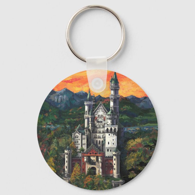 Porte-clés Château Schloss Neuschwanstein (Recto)