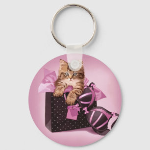 Porte-clés Chaton de lingerie