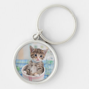 Porte-clés Chaton de Munchkin avec le joli ruban