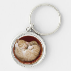Porte-clés Chaton de sommeil