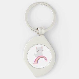 Porte-clés Chaton Mignon Chat   