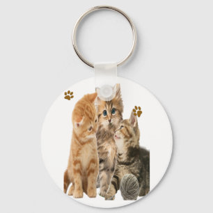 Porte-clés Chatons jouant aux t-shirts