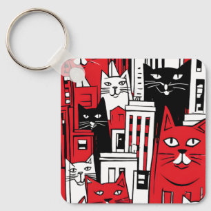 Porte-clés Chats à New York